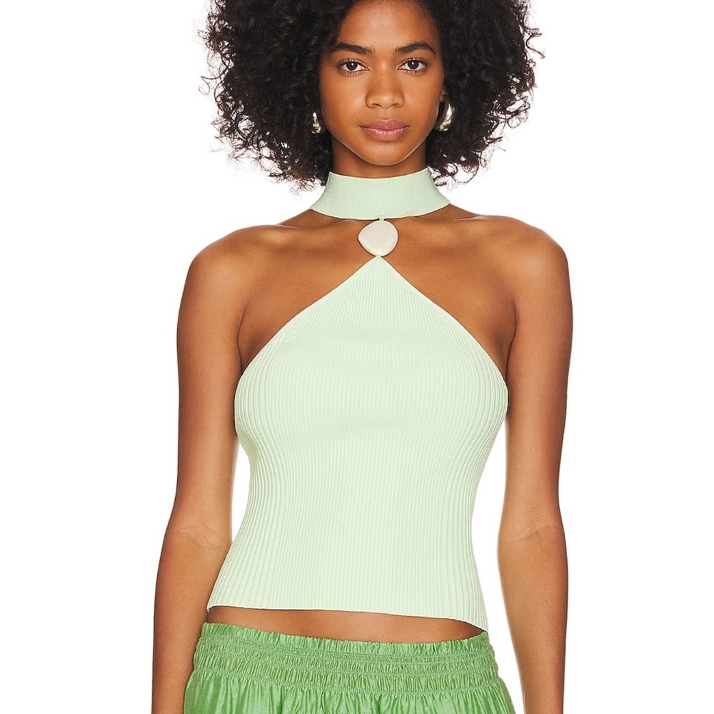 Jonathan Simkhai Rubie Mock Neck Top